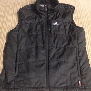 Adidas winter vest black Adidas logo in the front
